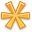 asterisk orange