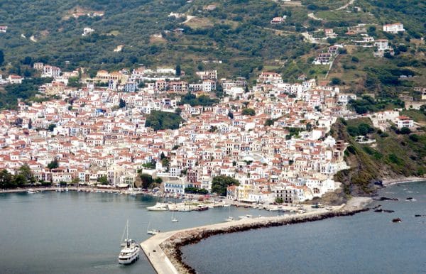 Skopelos down-town The Sporades Islands