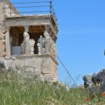 The Erechtheion, on the Acropolis of Athens