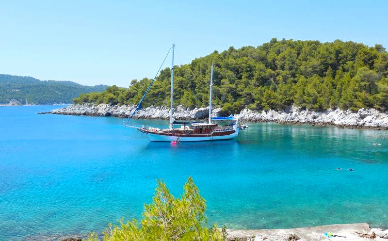 m/s Anatolie in a bay