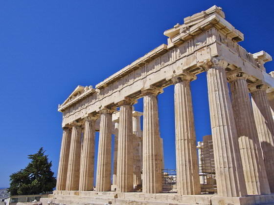 the Parthenon