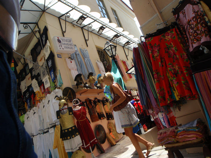 the flee market in Athens