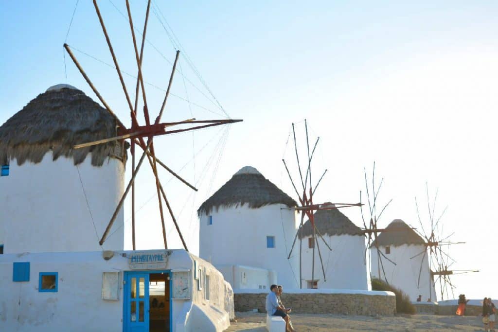 Mykonos, windmils