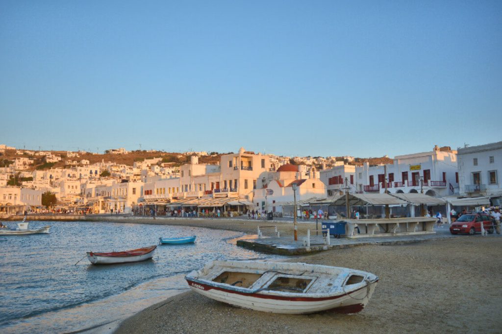 Mukonos Island, down-town old harbour