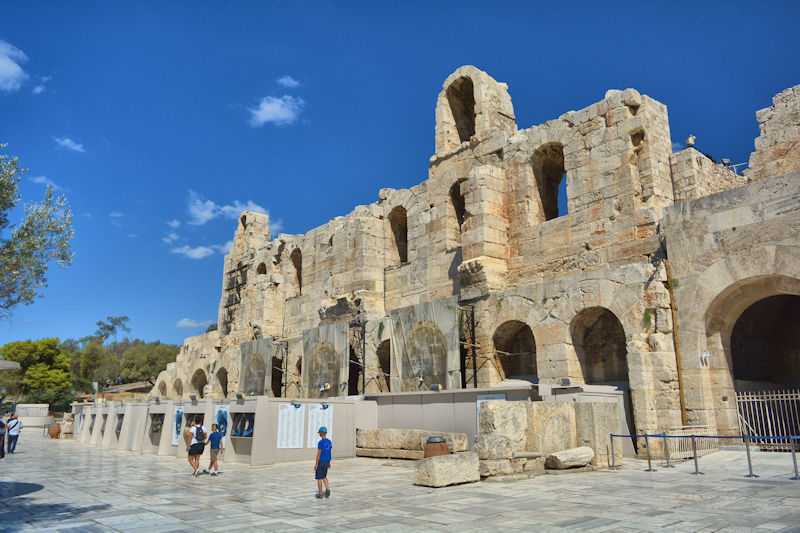 Athens, the ancient Herodion Odeon