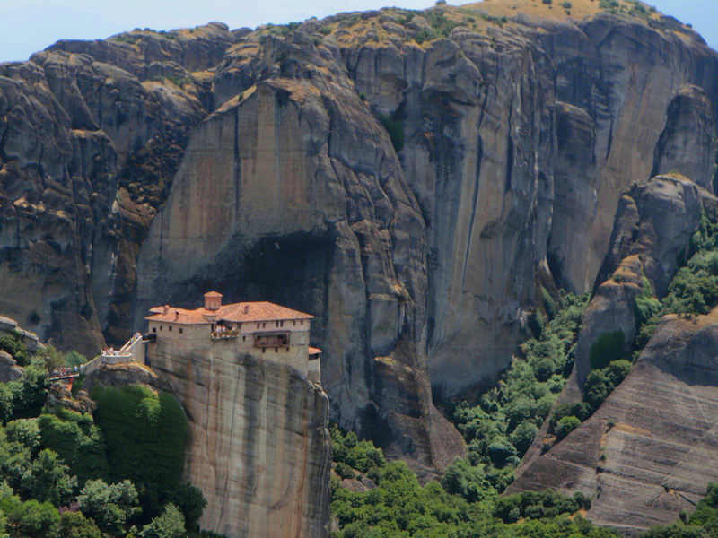 A monastery in Metoera, Greece