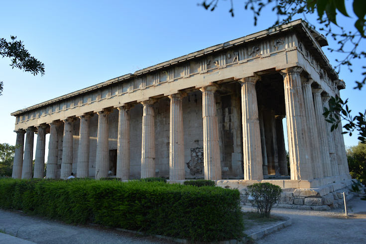 Alumni Tour of Greece. Hephaestus Temple, Athens Greece