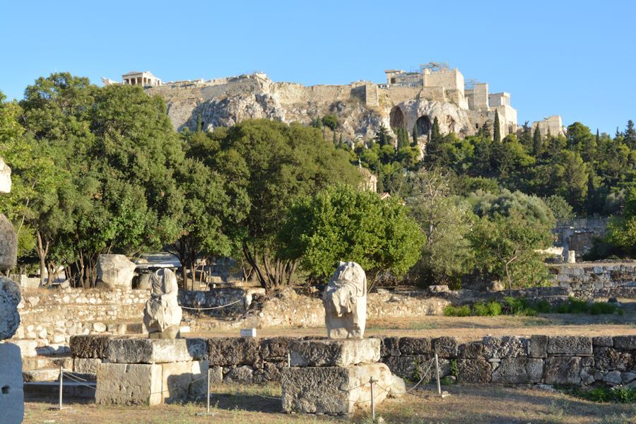 The Acropolis of Athens from the Agora