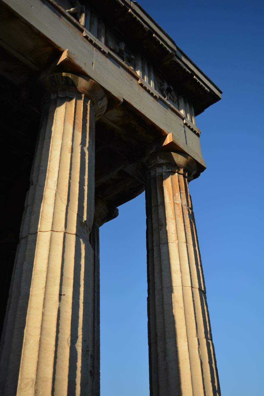 Ancient columns, Haphaestus Temple