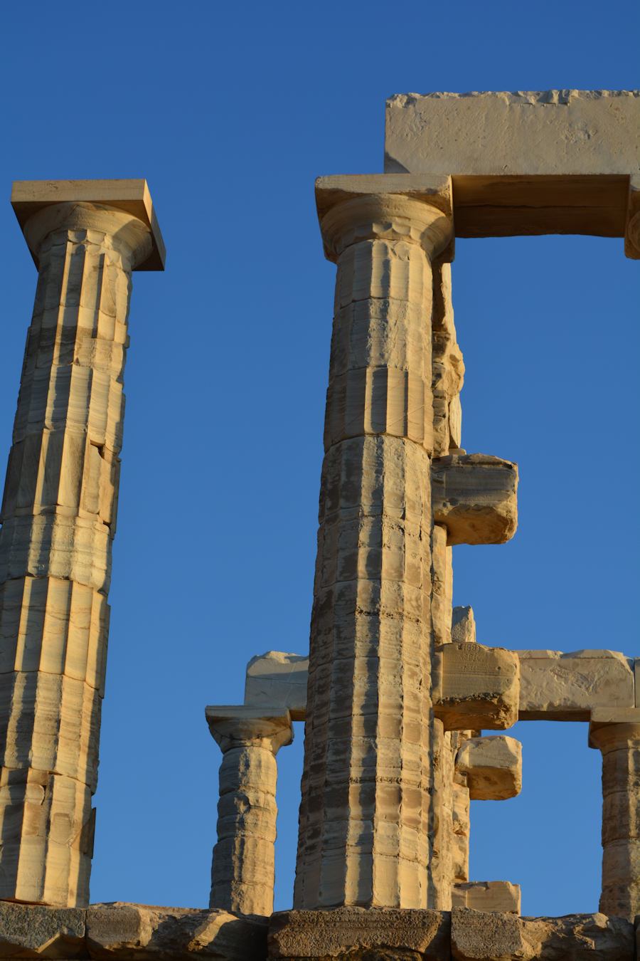 Cape Sounion, columns of the temple