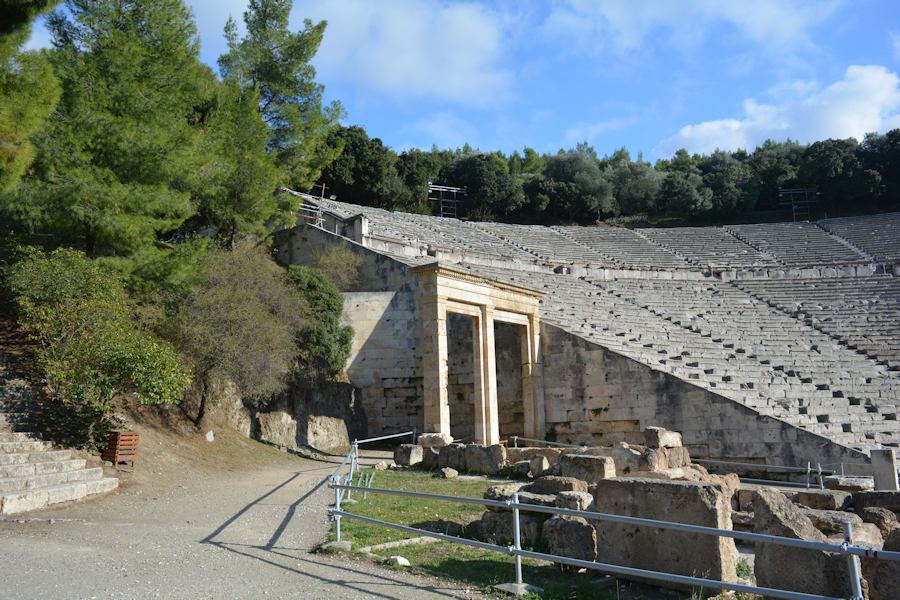 The ancient Theatre of Epidaurus