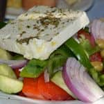 Taste a Greek salad