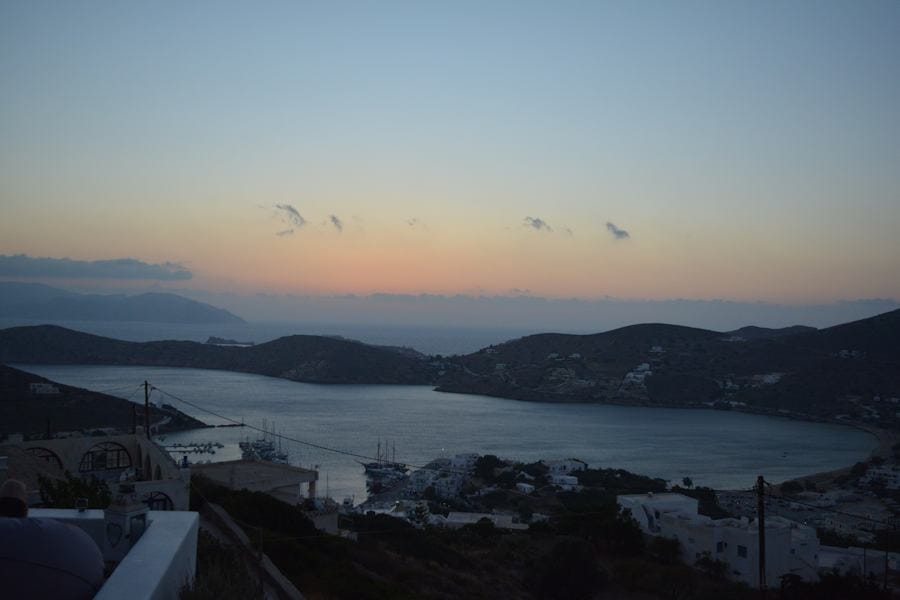 Ios Island from Chora, vacation in Greece