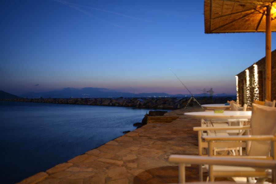 Naxos, by the port